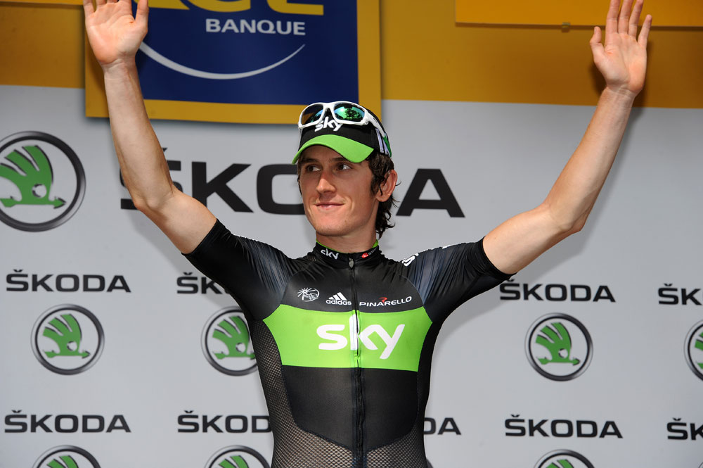 Geraint Thomas, Tour de France 2011, stage three Geraint Thomas, Tour de France 2011, stage three