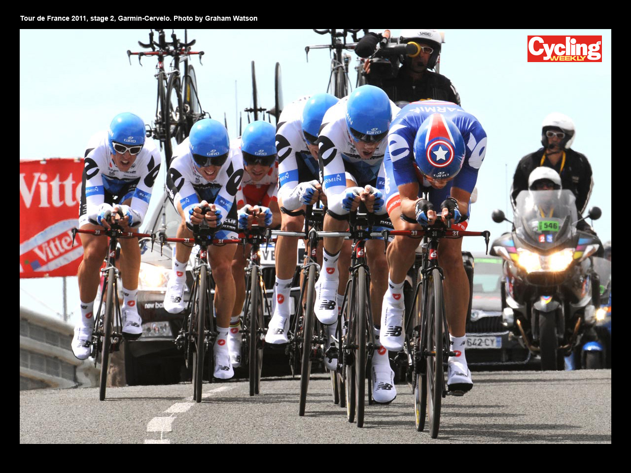 Garmin-Cervelo, stage two, Tour de France 2011 wallpaper