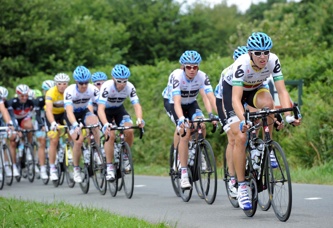 Garmin-Cervelo chase, Tour de France 2011, stage five