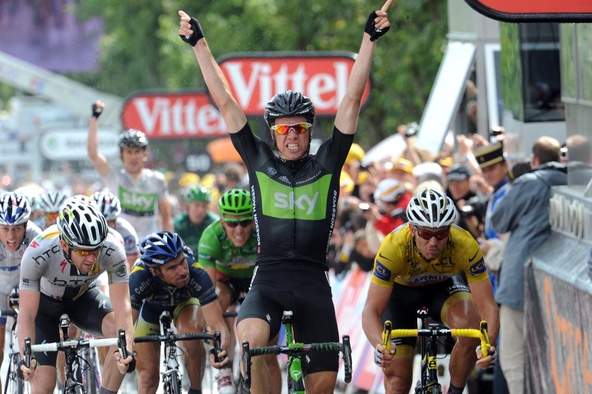 Edvald Boasson-Hagen wins, Tour de France 2011, stage six Edvald Boasson-Hagen wins, Tour de France 2011, stage six