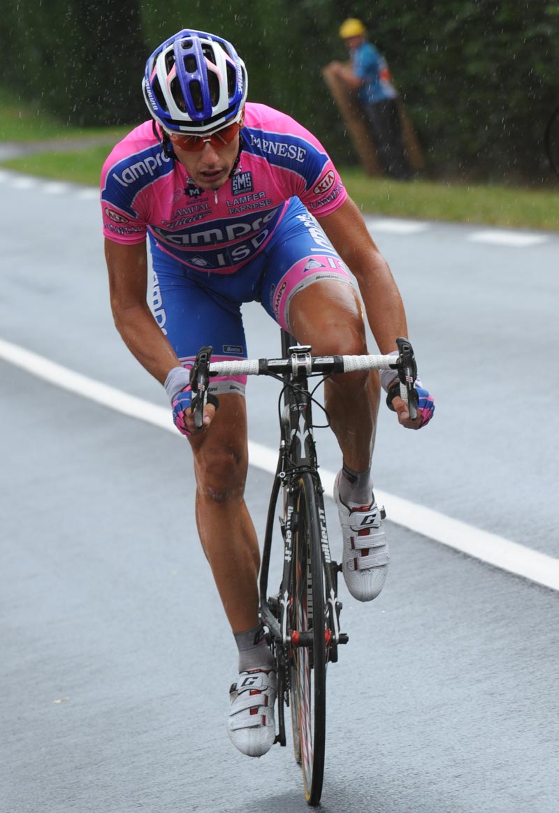 Adriano Malori goes solo, Tour de France 2011, stage six