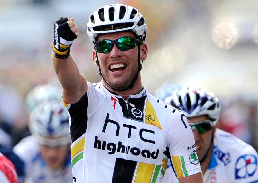 Mark Cavendish wins, Tour de France 2011 stage seven