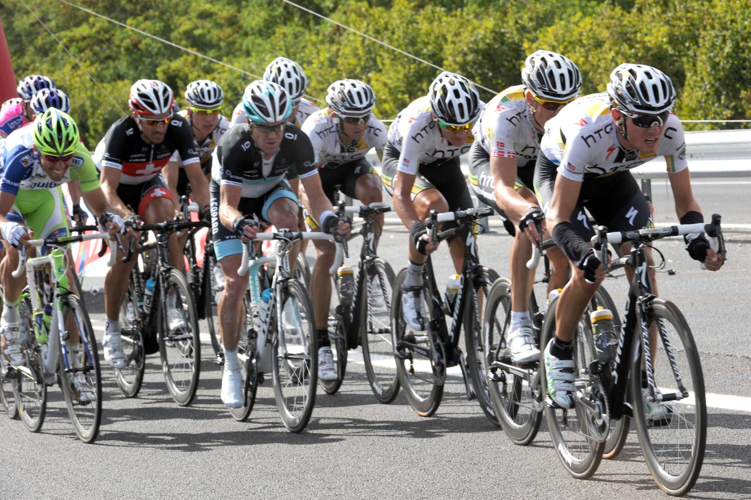 HTC chase, Tour de France 2011, stage seven