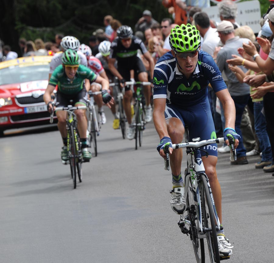 Rui Da Costa attacks, Tour de France 2011, stage eight