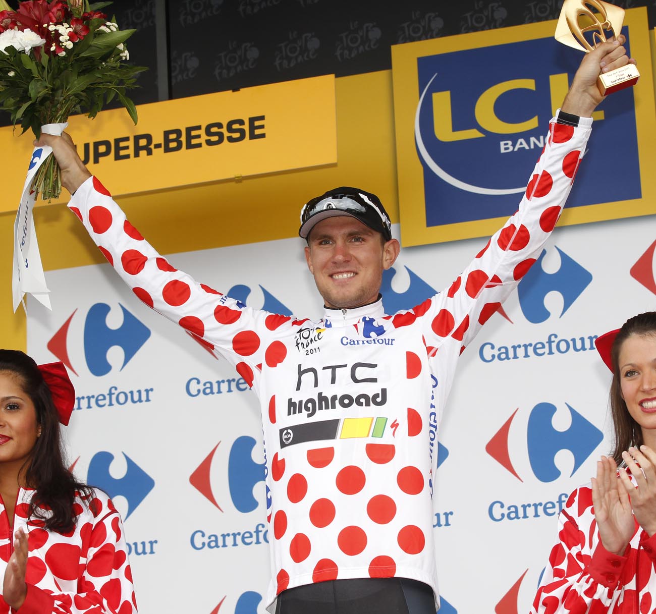 Tejay Van Garderen, KoM leader, Tour de France 2011, stage eight
