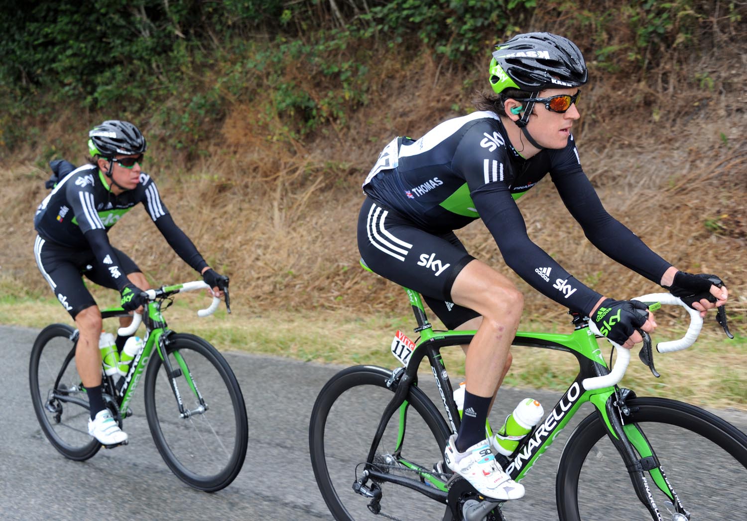 Geraint Thomas, Tour de France 2011, stage eight