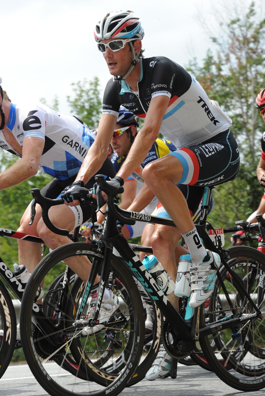 Frank Schleck, Tour de France 2011, stage 10