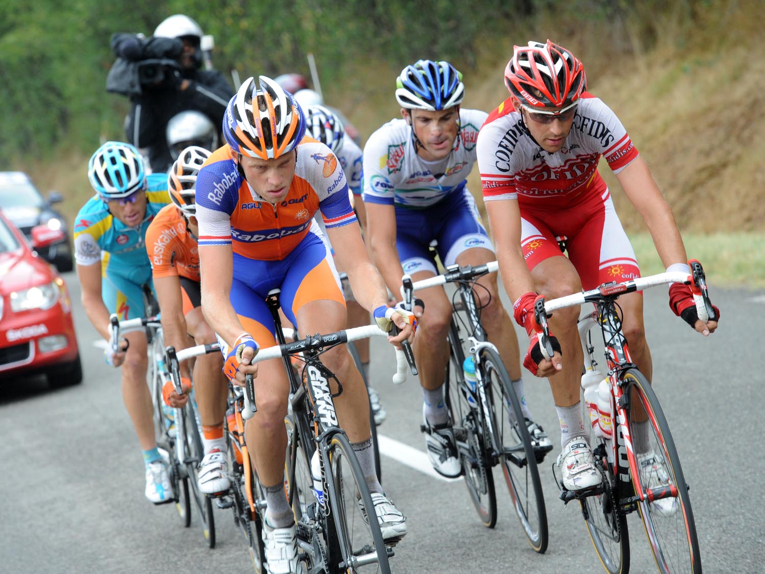 Lars Boom and Tristan Valentin, Tour de France 2011, stage 11