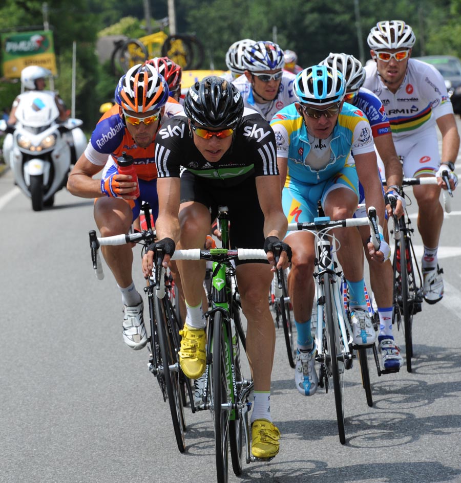 Edvald Boasson Hagen in escape, Tour de France 2011, stage 13
