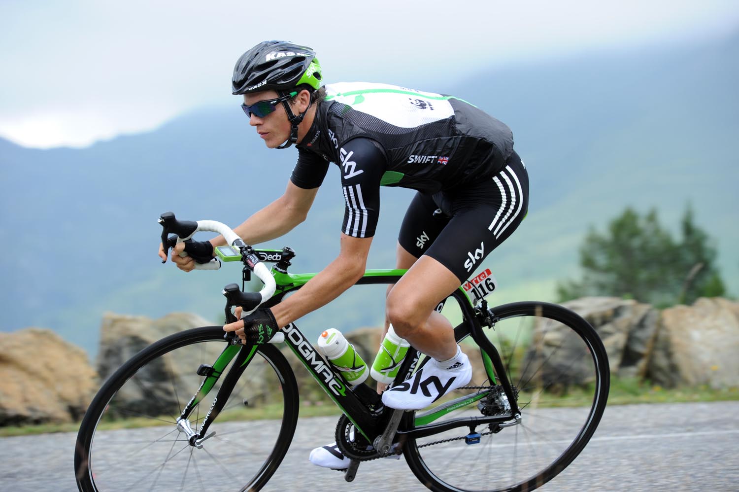 Ben Swift, Tour de France 2011, stage 14