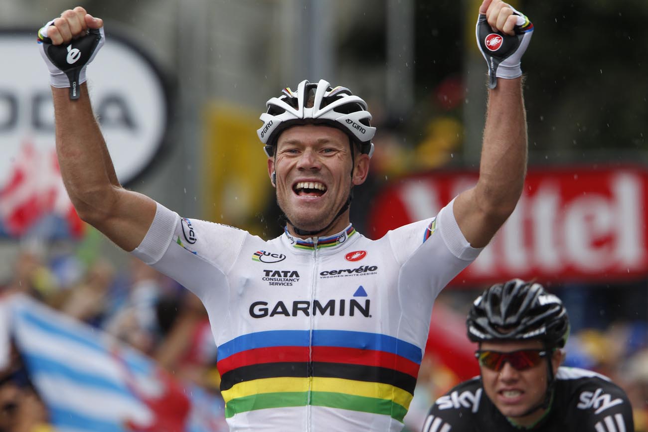 Thor Hushovd wins, Tour de France 2011, stage 16 Thor Hushovd wins, Tour de France 2011, stage 16