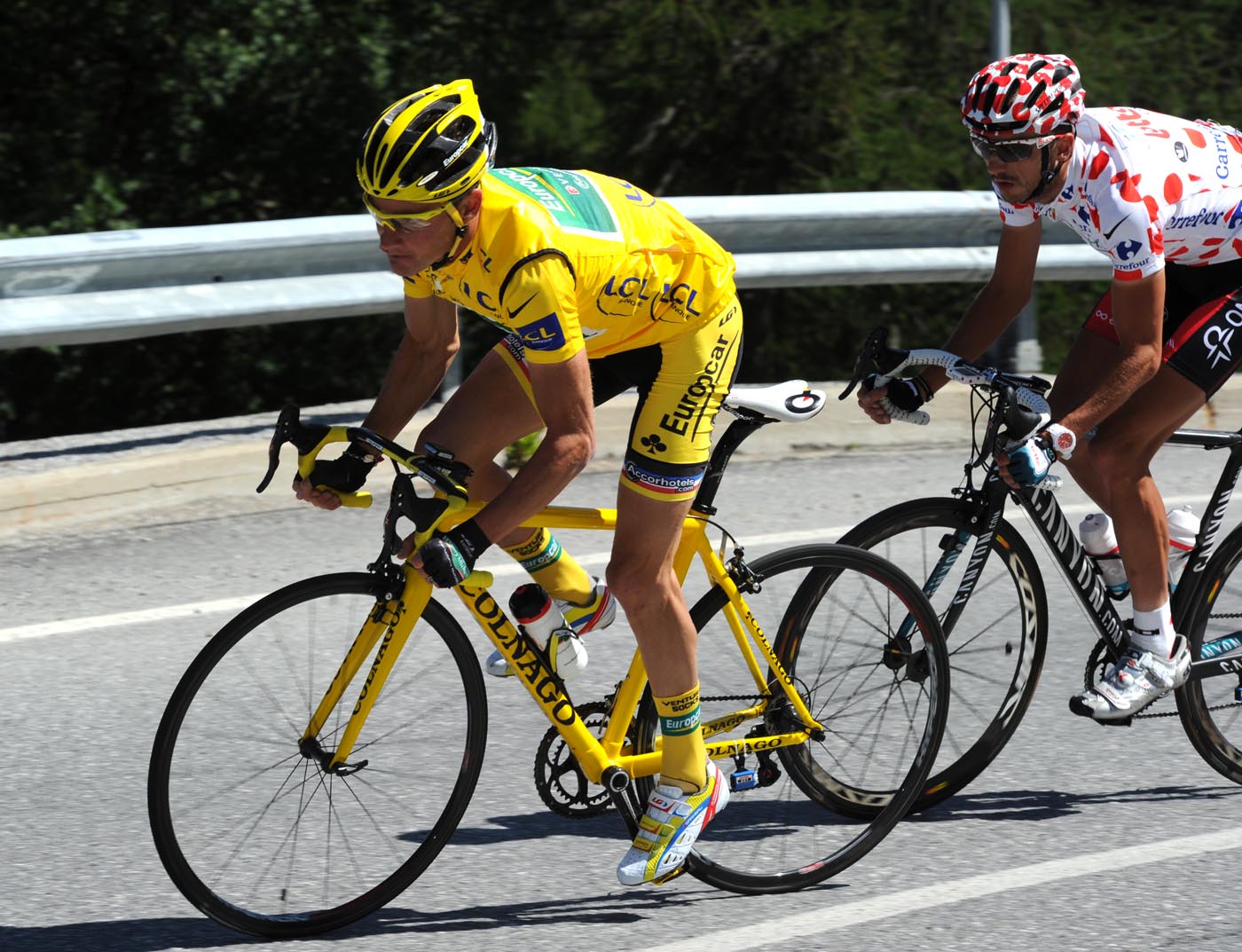 Thomas Voeckler and Jelle Vanendert, Tour de France 2011, stage 17