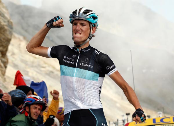 Andy Schleck wins, Tour de France 2011, stage 18