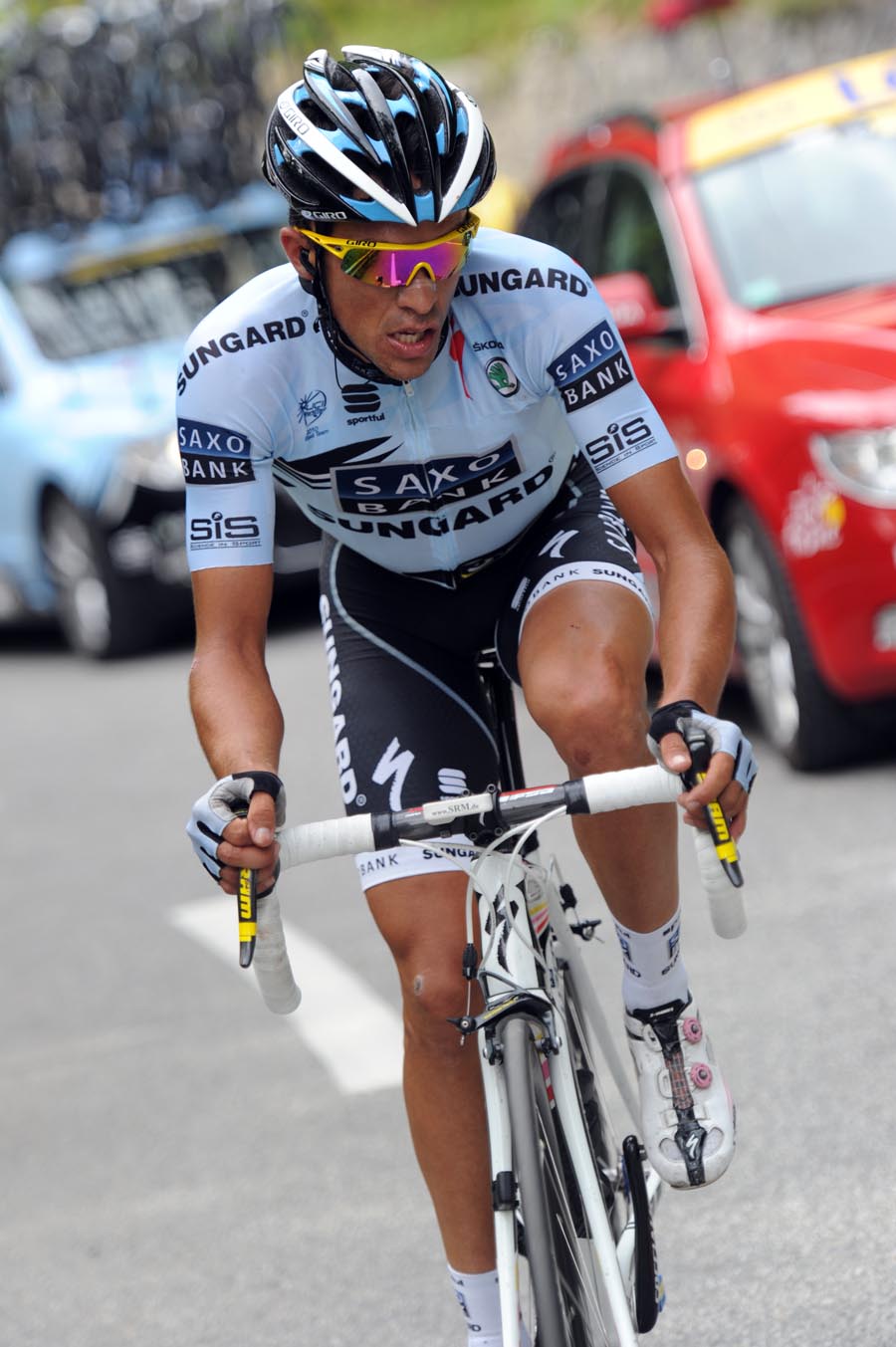 Alberto Contador goes solo, Tour de France 2011, stage 19