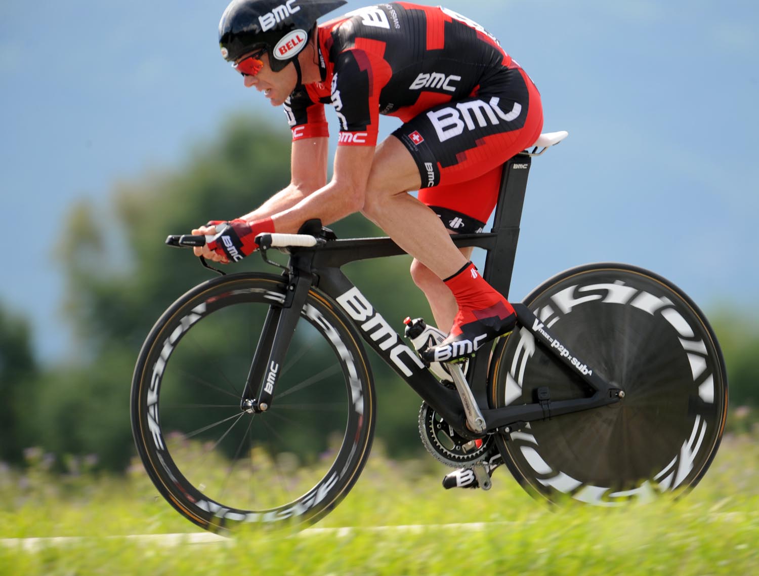 Cadel Evans, Tour de France 2011, stage 20 Cadel Evans, Tour de France 2011, stage 20