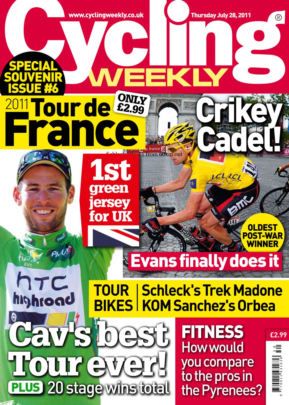 Cycling Weekly July 28 2011 issue Cycling Weekly July 28 2011 issue