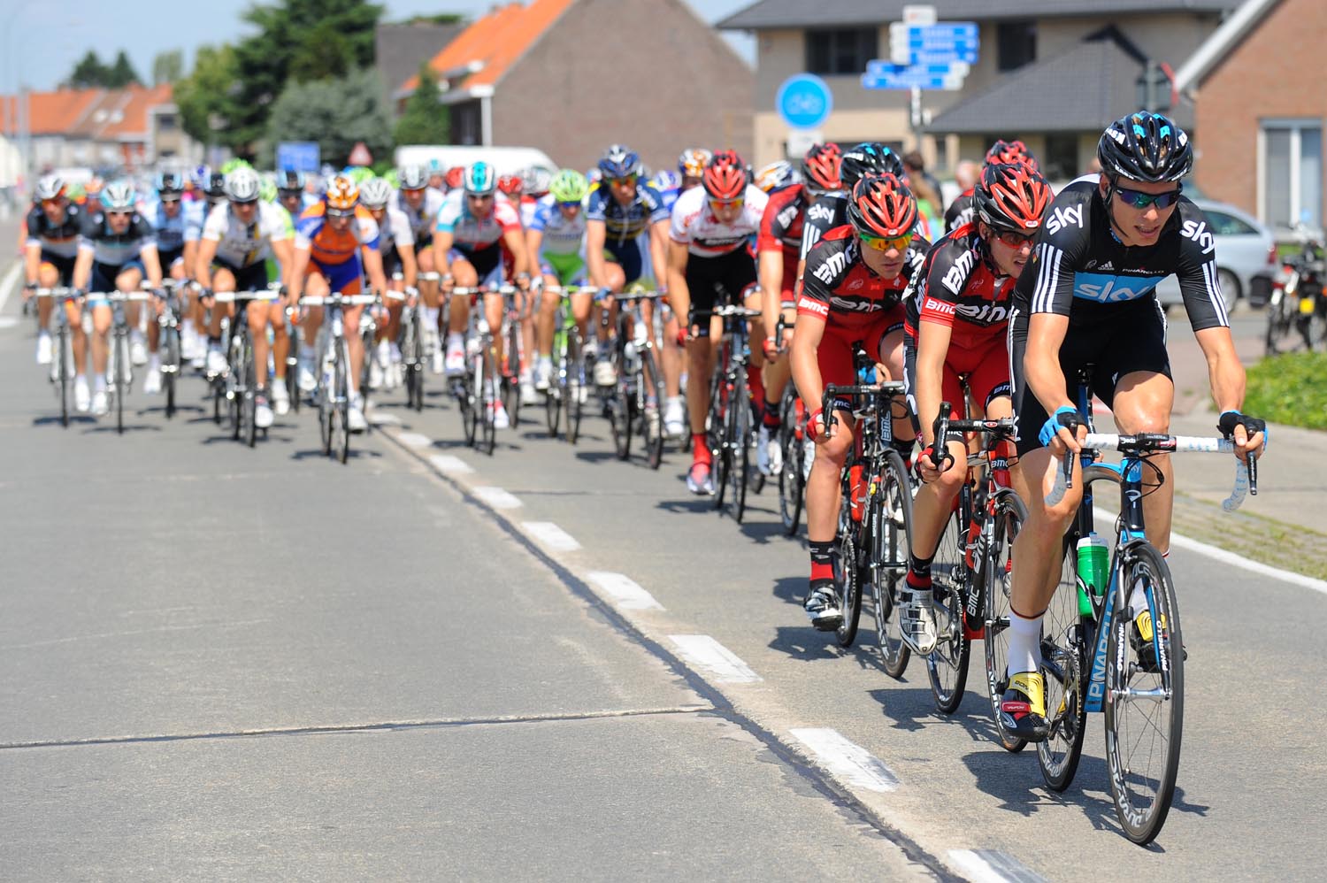 Christian Knees chases, Eneco Tour 2011, stage two Christian Knees chases, Eneco Tour 2011, stage two