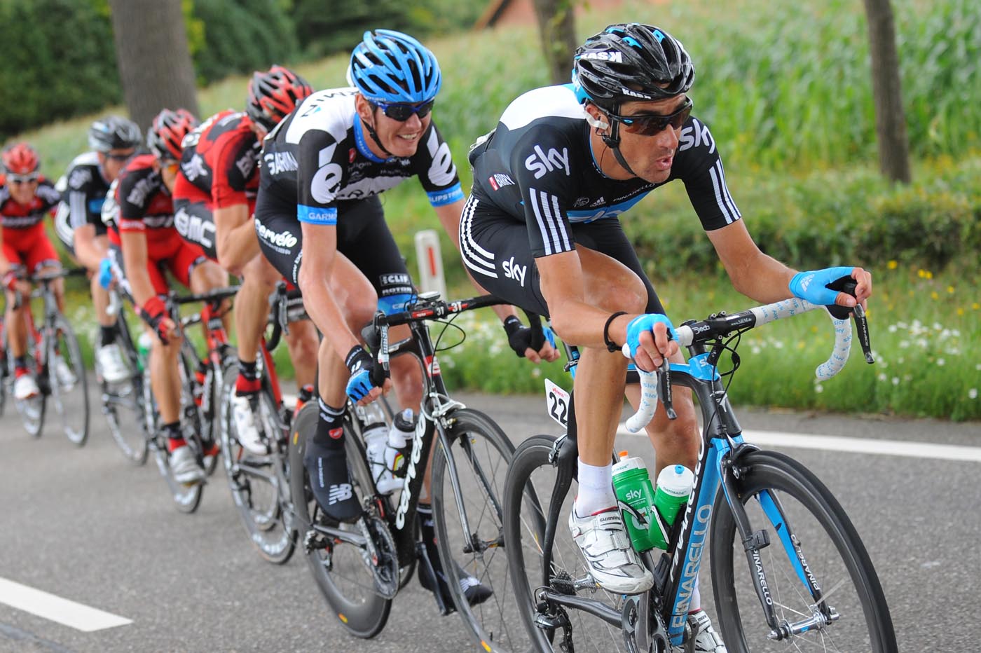 Michael Barry chases, Eneco Tour 2011, stage one