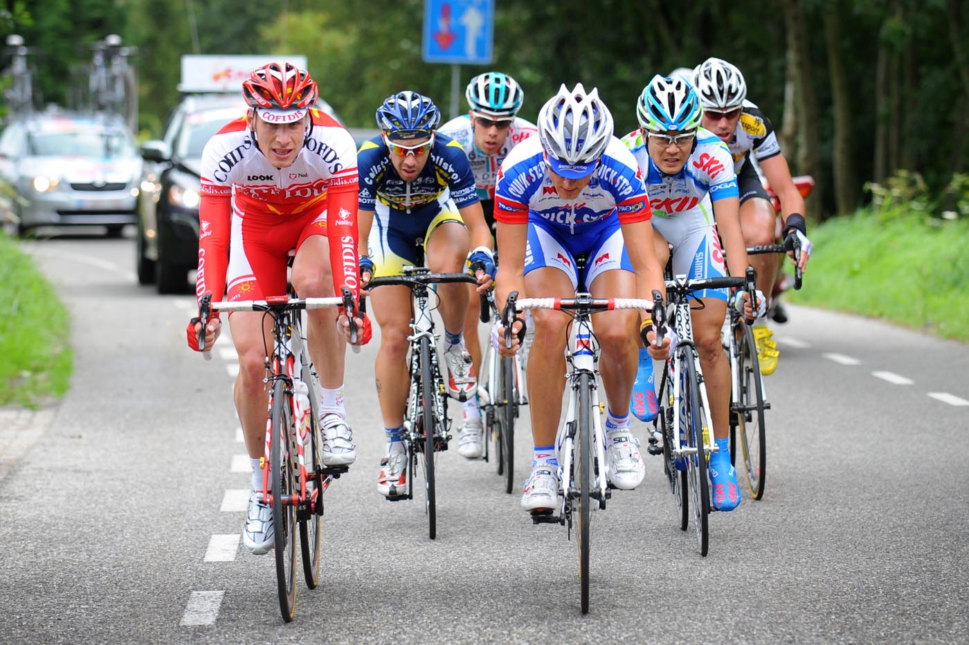 Fouchard escape, Eneco Tour 2011, stage one