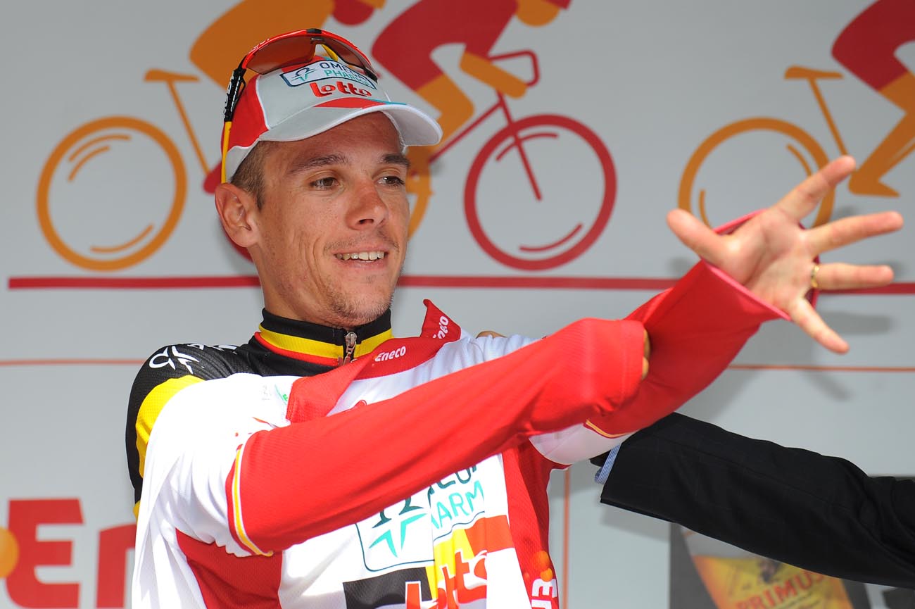 Philippe Gilbert takes race lead, Eneco Tour 2011, stage three Philippe Gilbert takes race lead, Eneco Tour 2011, stage three