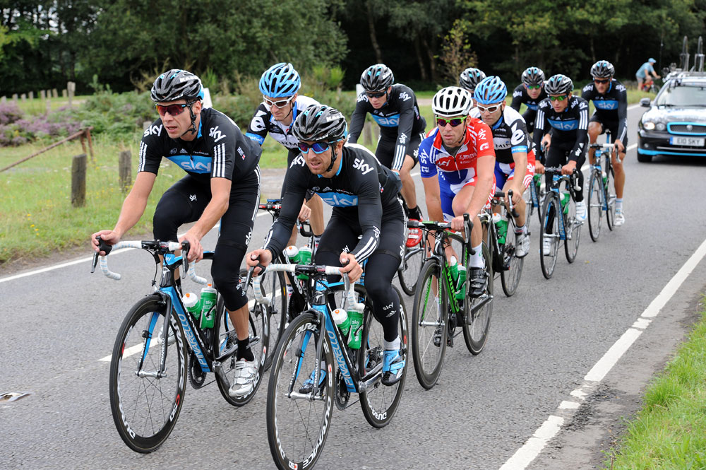 Great Britain and England group, London Surrey Cycle Classic training, Saturday August 13