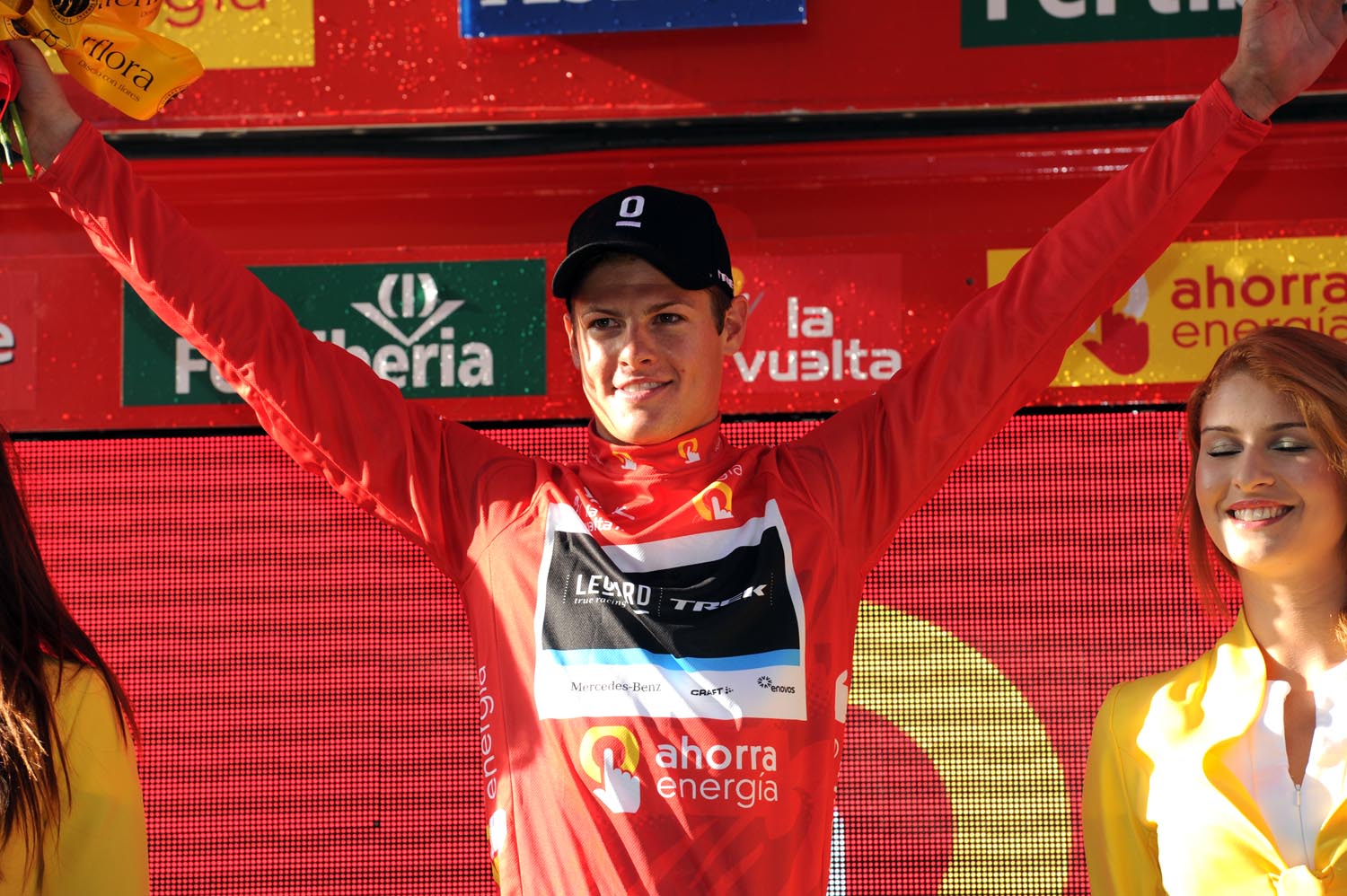 Jakob Fuglsang takes lead, Vuelta a Espana 2011, stage one TTT Jakob Fuglsang takes lead, Vuelta a Espana 2011, stage one TTT