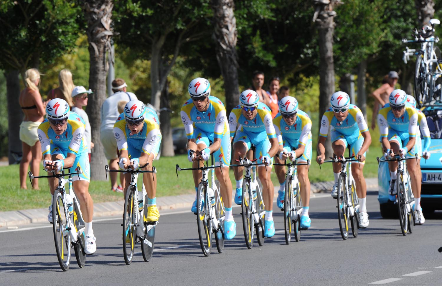Astana, Vuelta a Espana 2011, stage one TTT