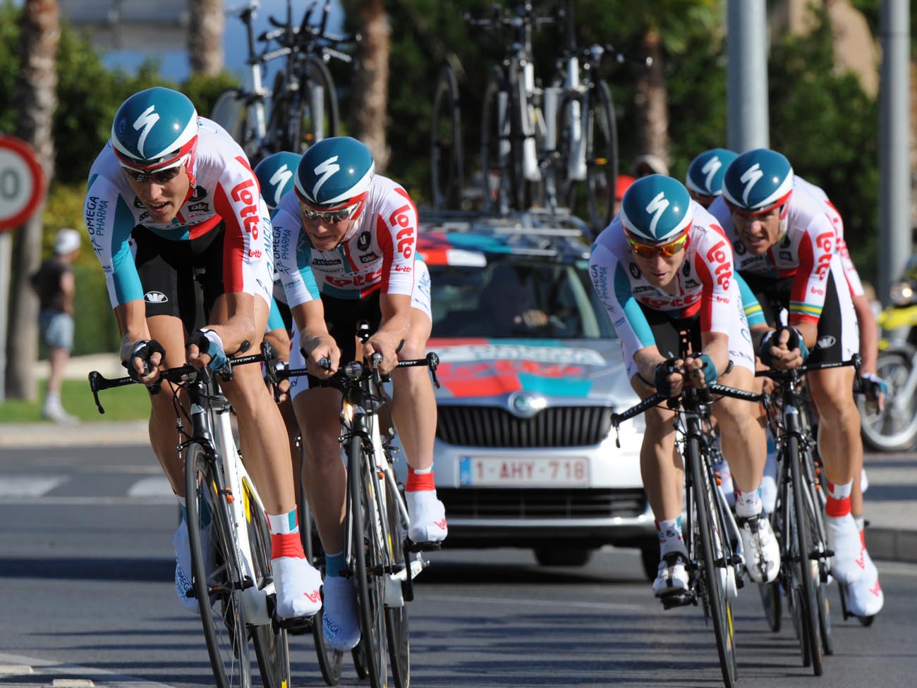 Omega Pharma-Lotto, Vuelta a Espana 2011, stage one TTT