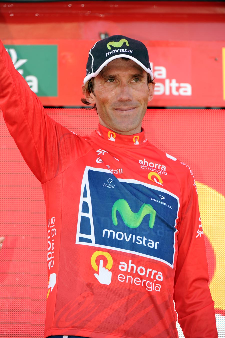 Pablo Lastras in lead, Vuelta a Espana 2011, stage three