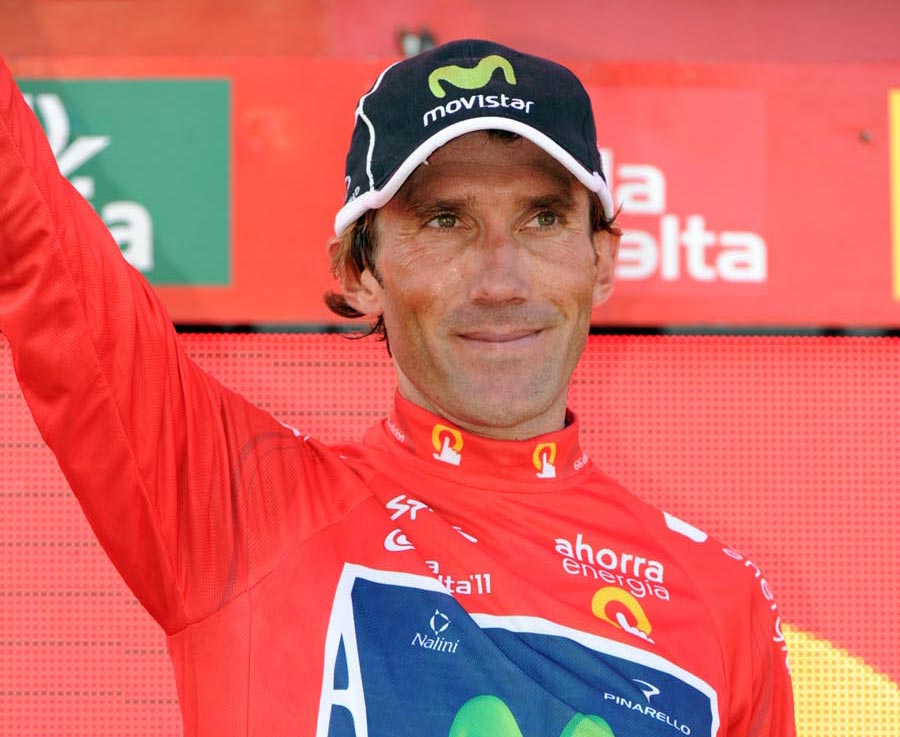Pablo Lastras in lead, Vuelta a Espana 2011, stage three Pablo Lastras in lead, Vuelta a Espana 2011, stage three