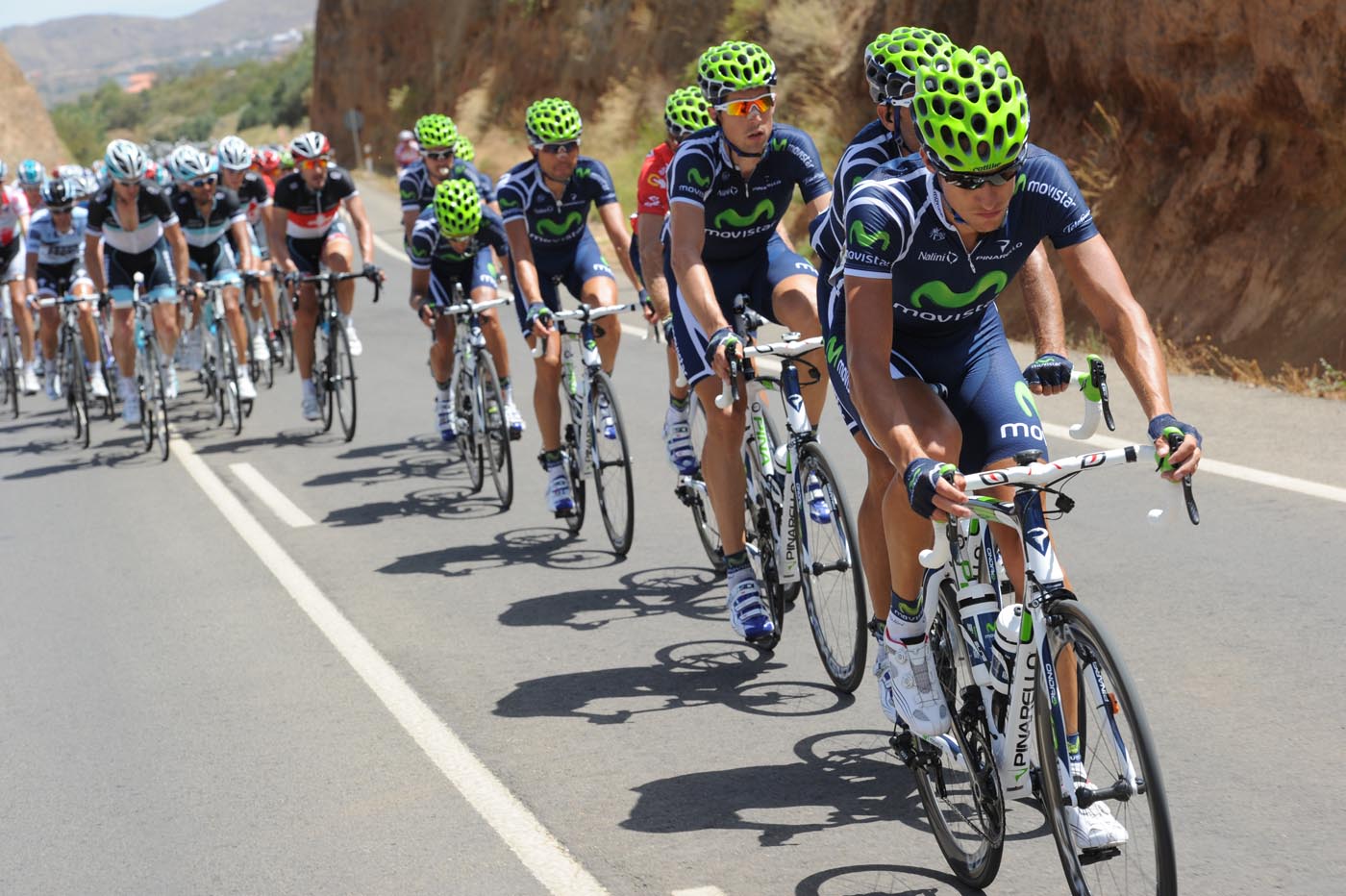 Movistar team, Vuelta a Espana 2011, stage four