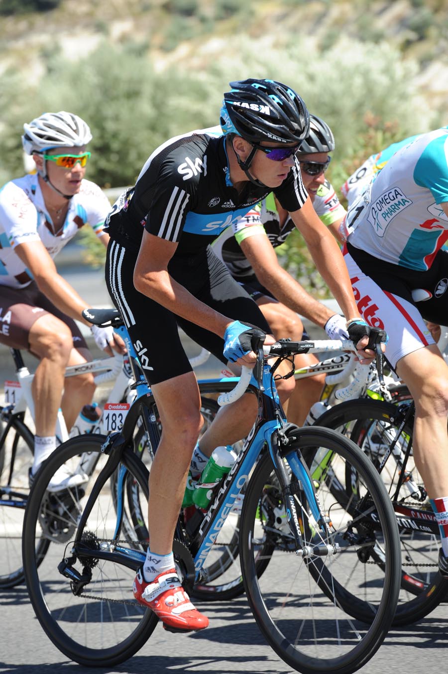 Chris Froome, Vuelta a Espana 2011, stage five