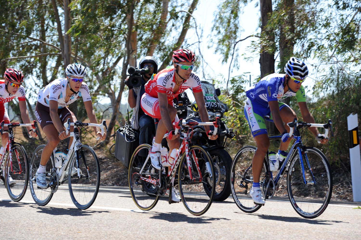 Escape group, Vuelta a Espana 2011, stage seven