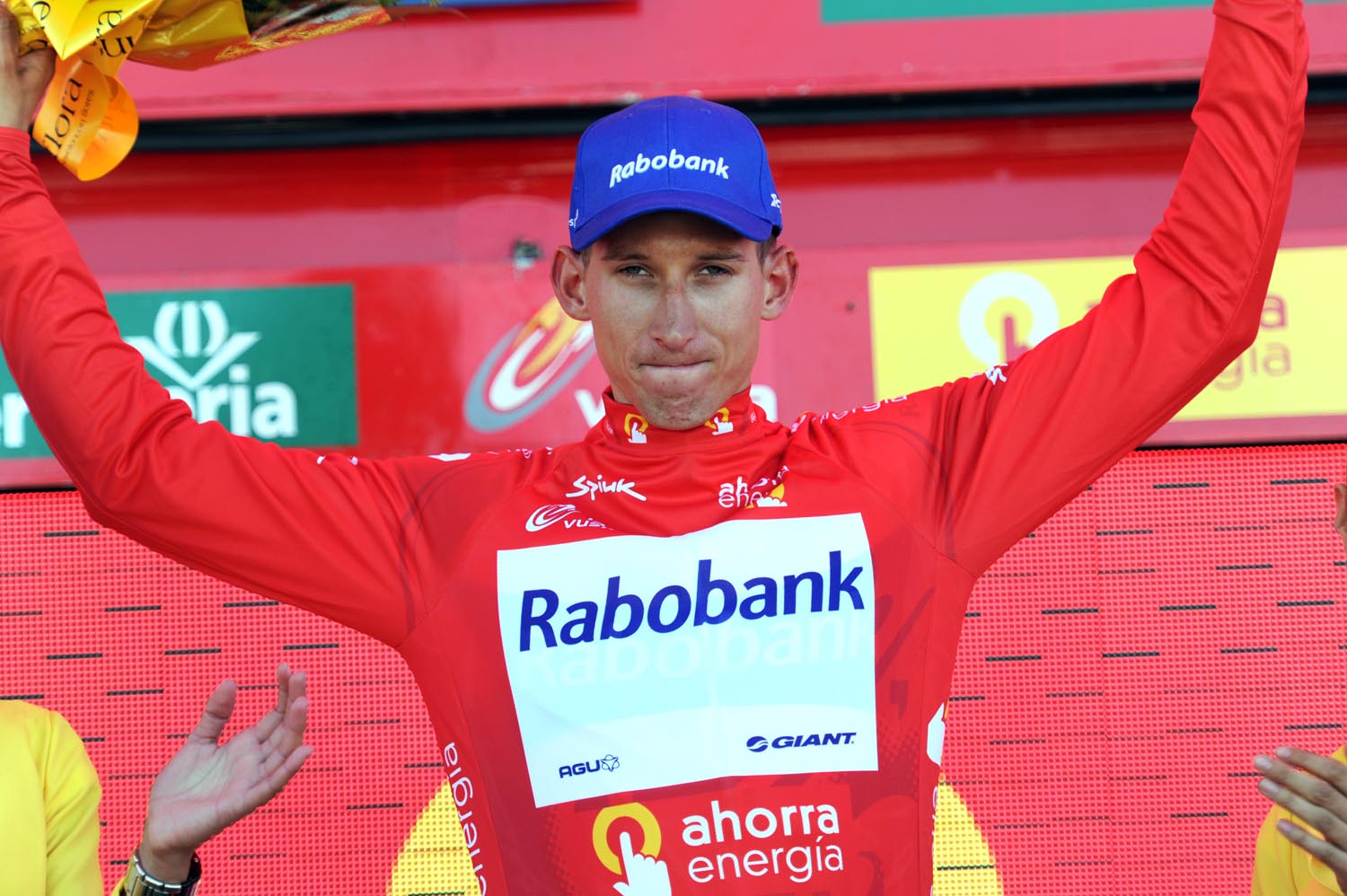 Bauke Mollema leads, Vuelta a Espana 2011, stage nine