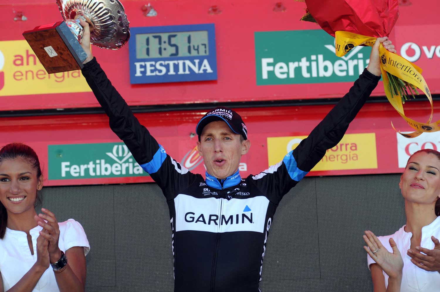 Daniel Martin, stage winner, Vuelta a Espana 2011, stage nine