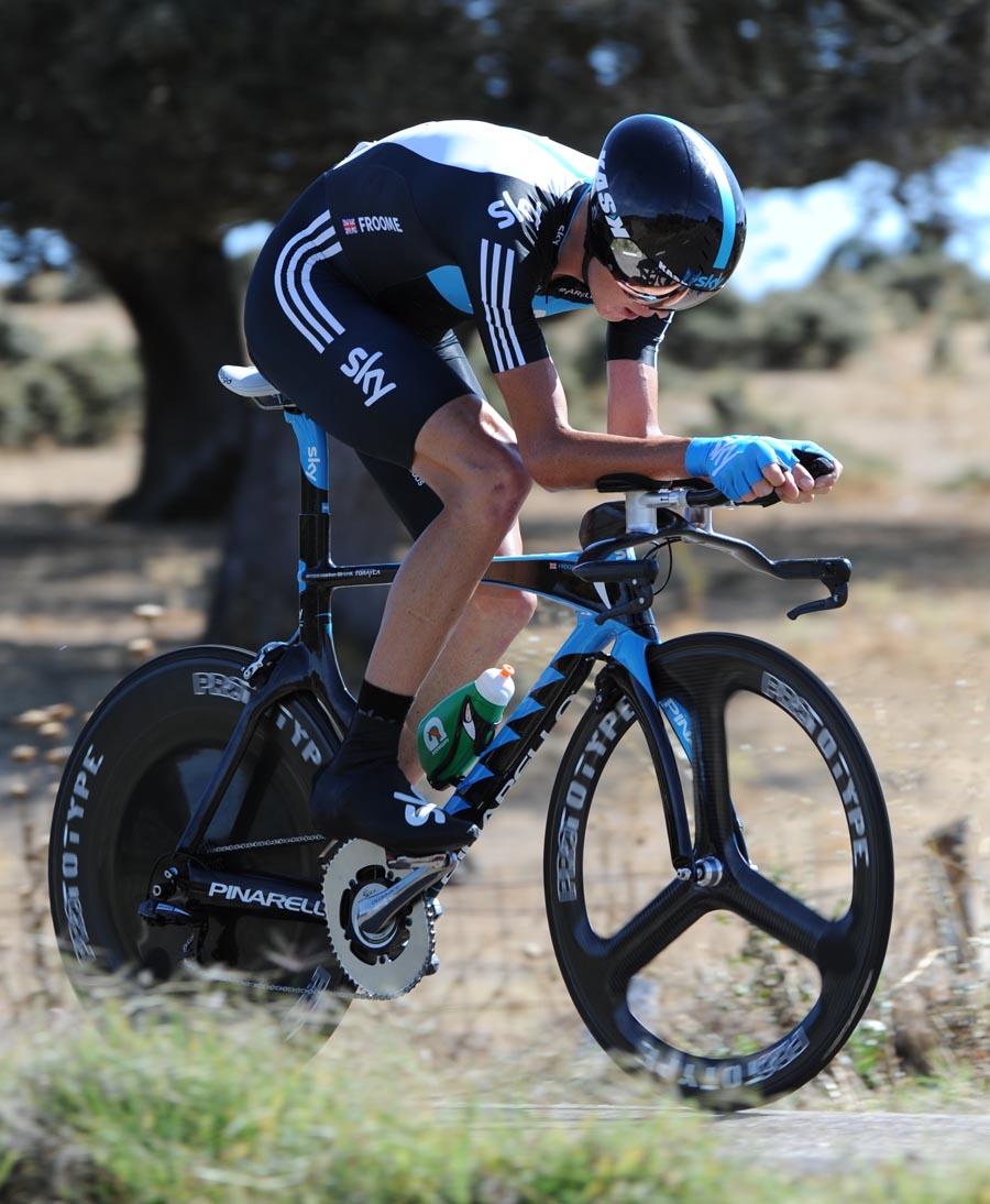 Chris Froome, second on stage, Vuelta a Espana 2011, stage 10 ITT
