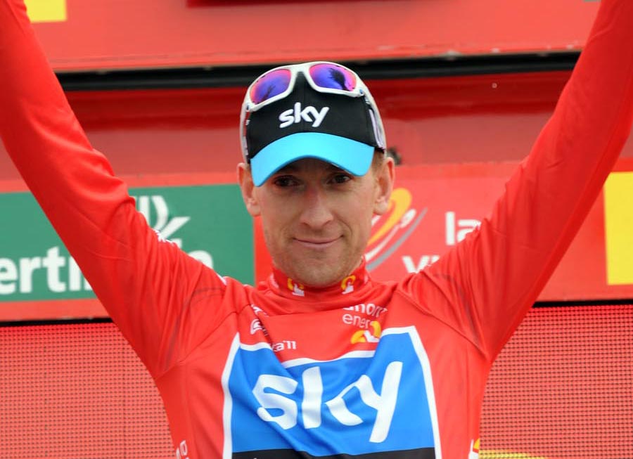 Bradley Wiggins in the lead, Vuelta a Espana 2011, stage 11 Bradley Wiggins in the lead, Vuelta a Espana 2011, stage 11