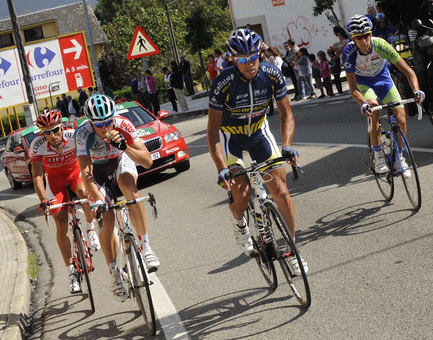 Pydgornyy in escape group, Vuelta a Espana 2011, stage 12