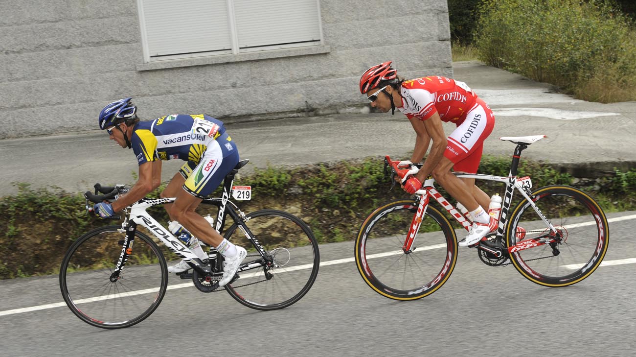 Pydgornyy and Mate in escape group, Vuelta a Espana 2011, stage 12