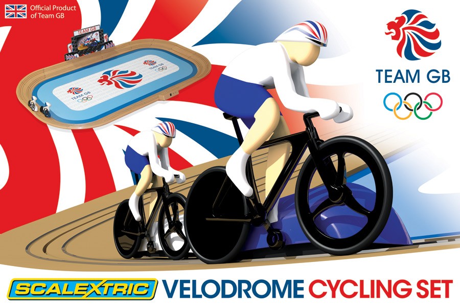 Micro Scalextric Team GB track cycling velodrome set Micro Scalextric Team GB track cycling velodrome set