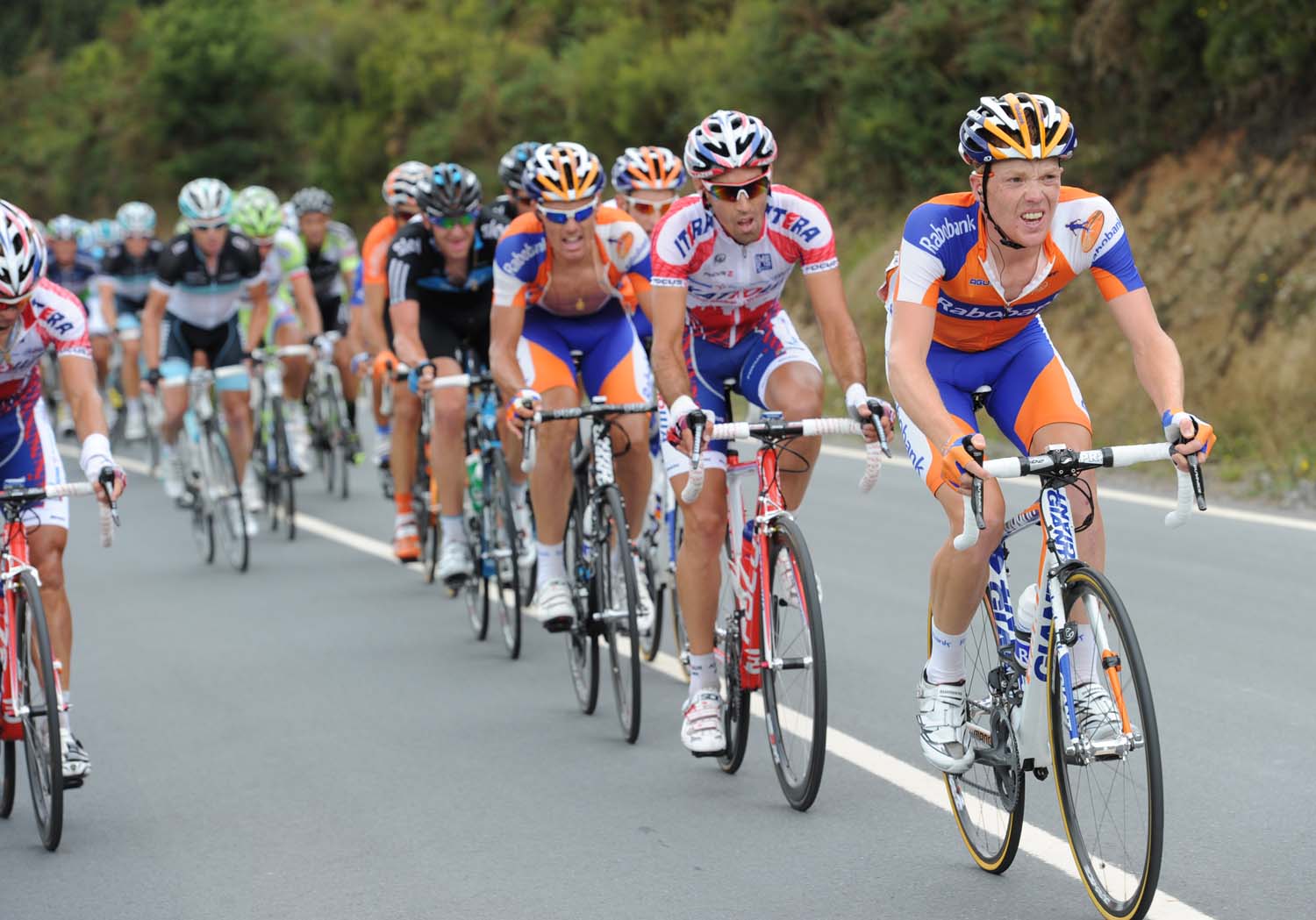 Rabobank chase Nibali, Vuelta a Espana 2011, stage 13