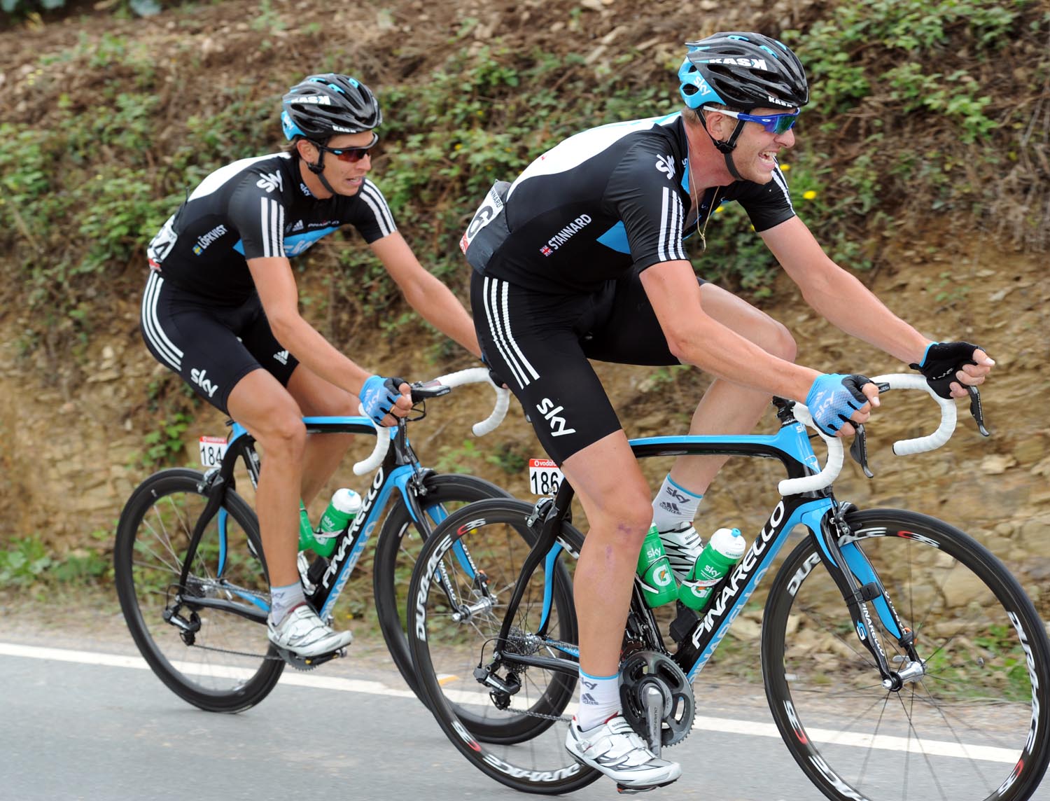 Ian Stannard takes up the chase, Vuelta a Espana 2011, stage 13