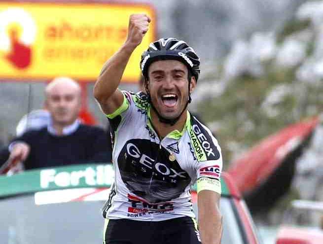 Juan Jose Cobo wins, Vuelta a Espana 2011, stage 15