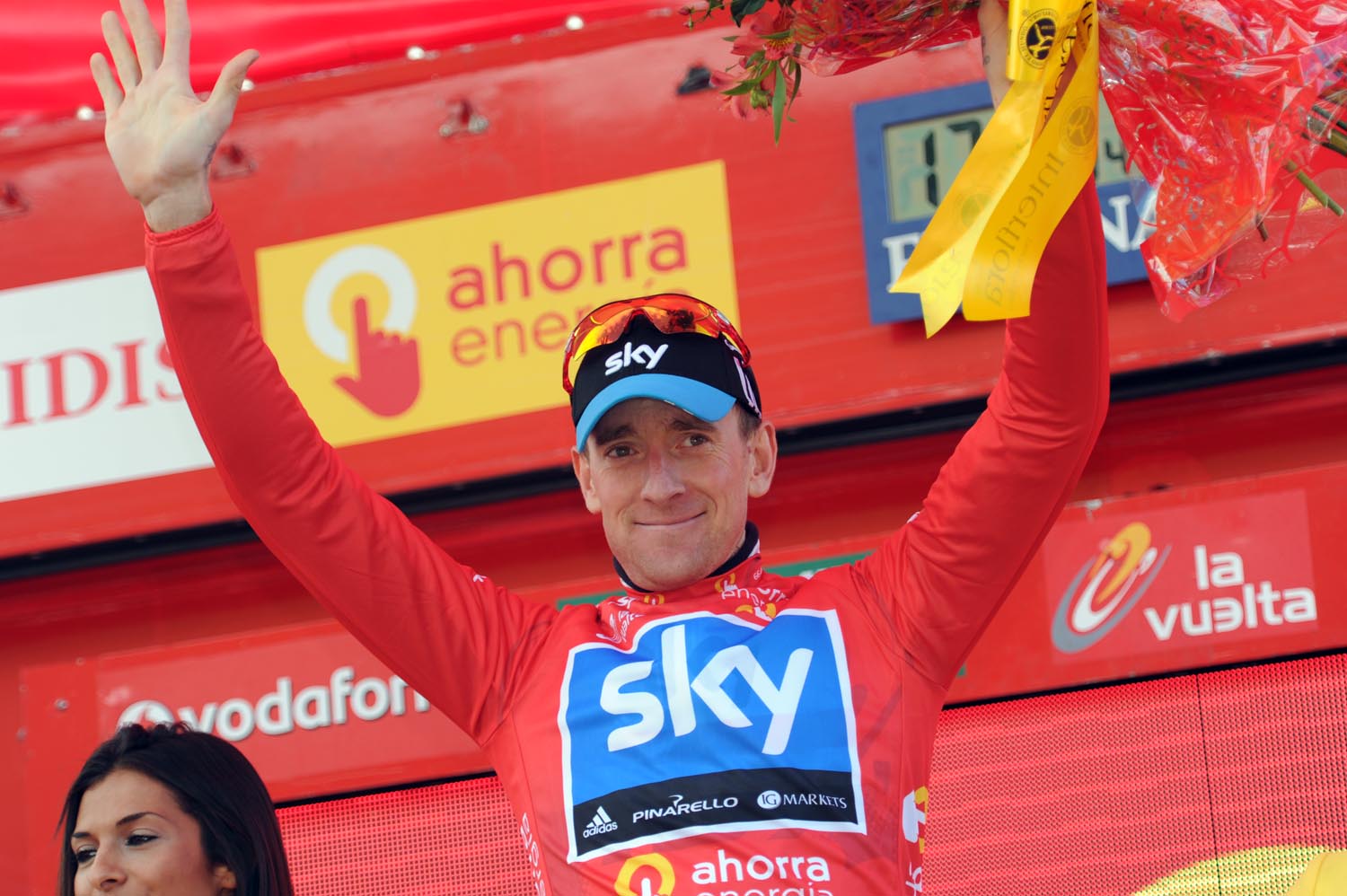 Bradley Wiggins in lead, Vuelta a Espana 2011, stage 14