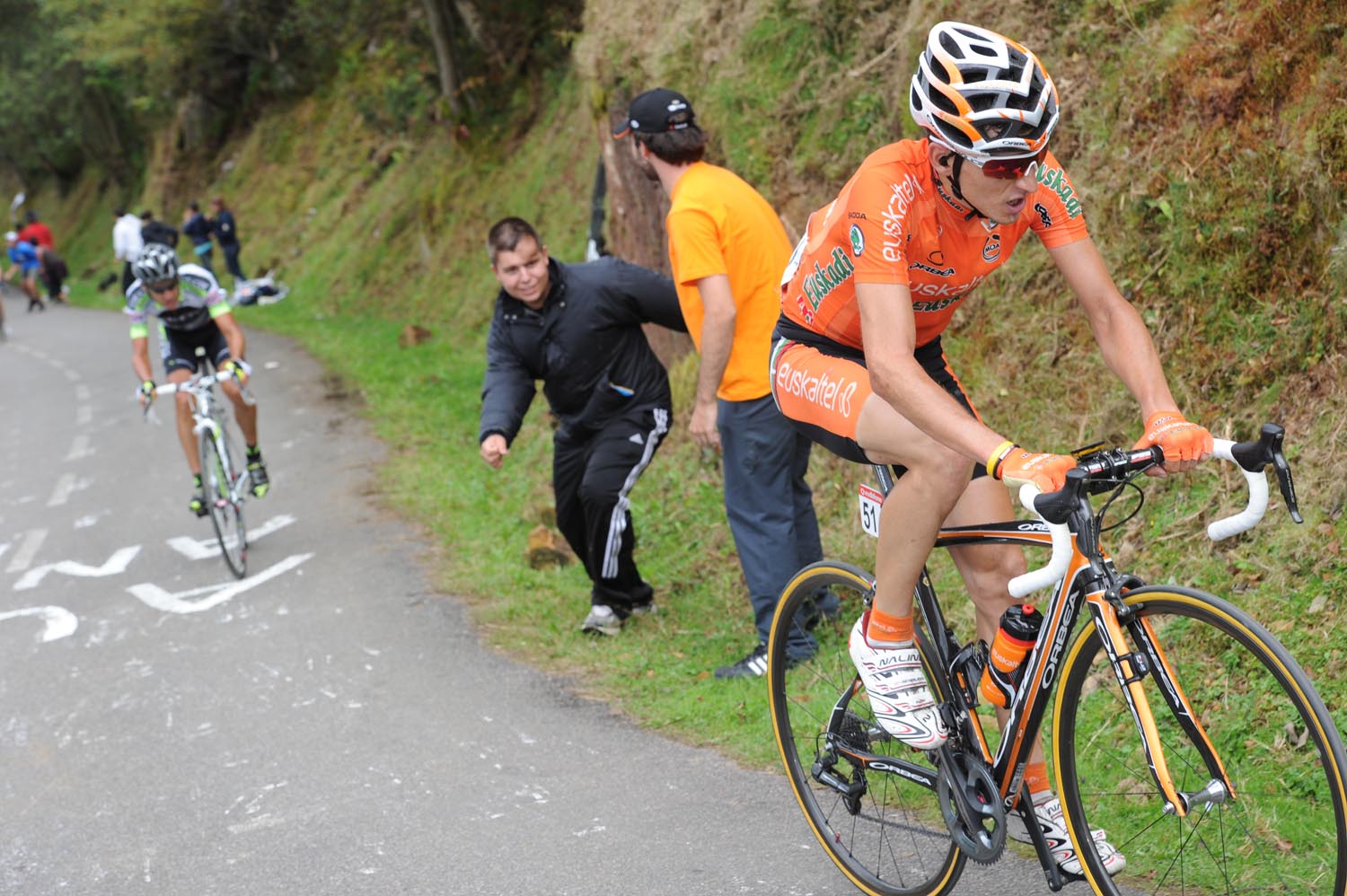 Igor Anton and Carlos Sastre, Vuelta a Espana 2011, stage 15