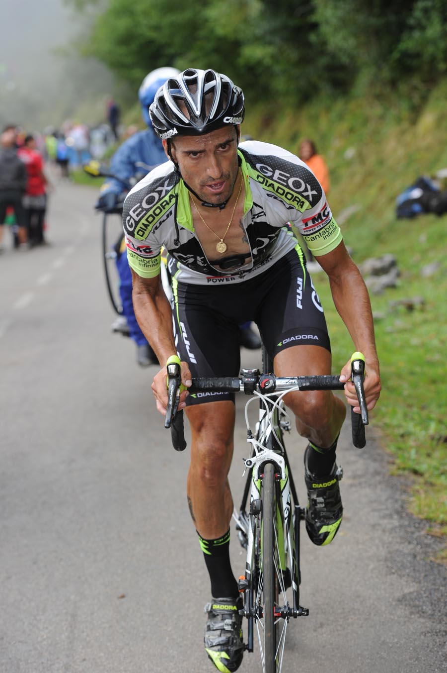 Juan Jose Cobo goes solo, Vuelta a Espana 2011, stage 15