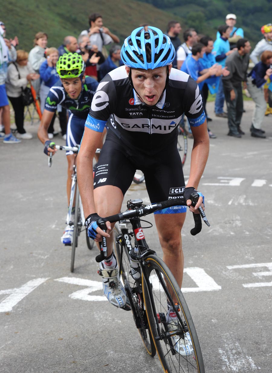 Daniel Martin attacks, Vuelta a Espana 2011, stage 15
