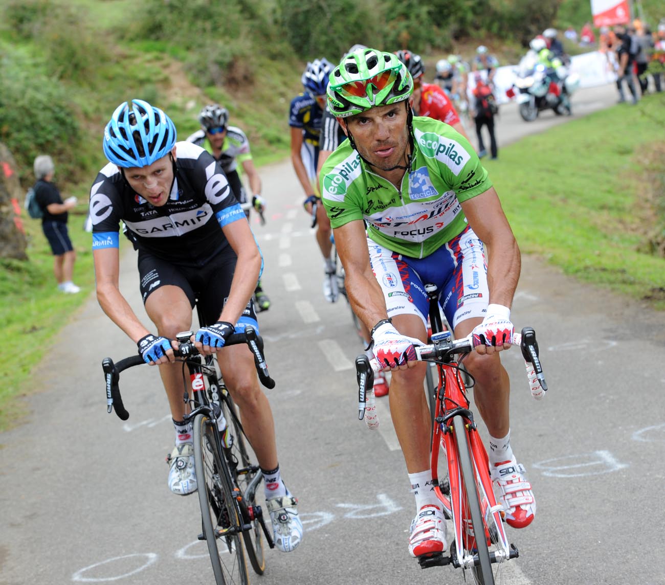 Joaquin Rodriguez and Daniel Martin, Vuelta a Espana 2011, stage 15