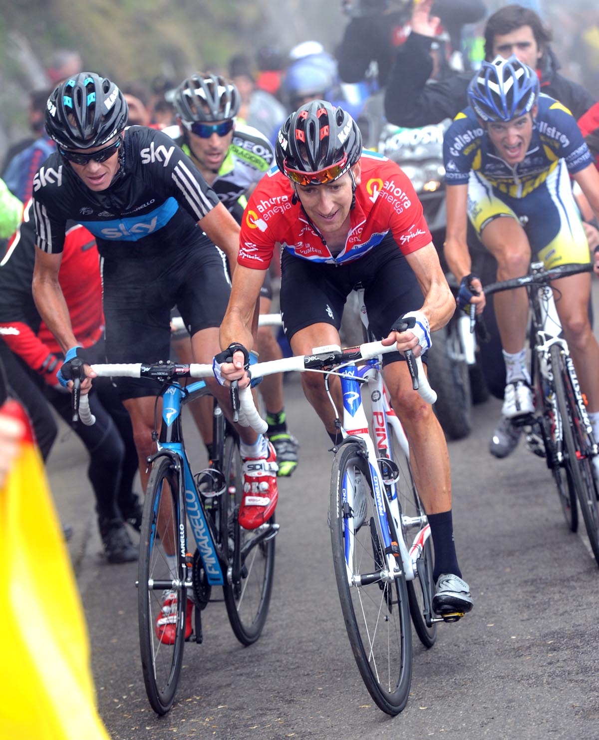 Bradley Wiggins and Chris Froome, Vuelta a Espana 2011, stage 15