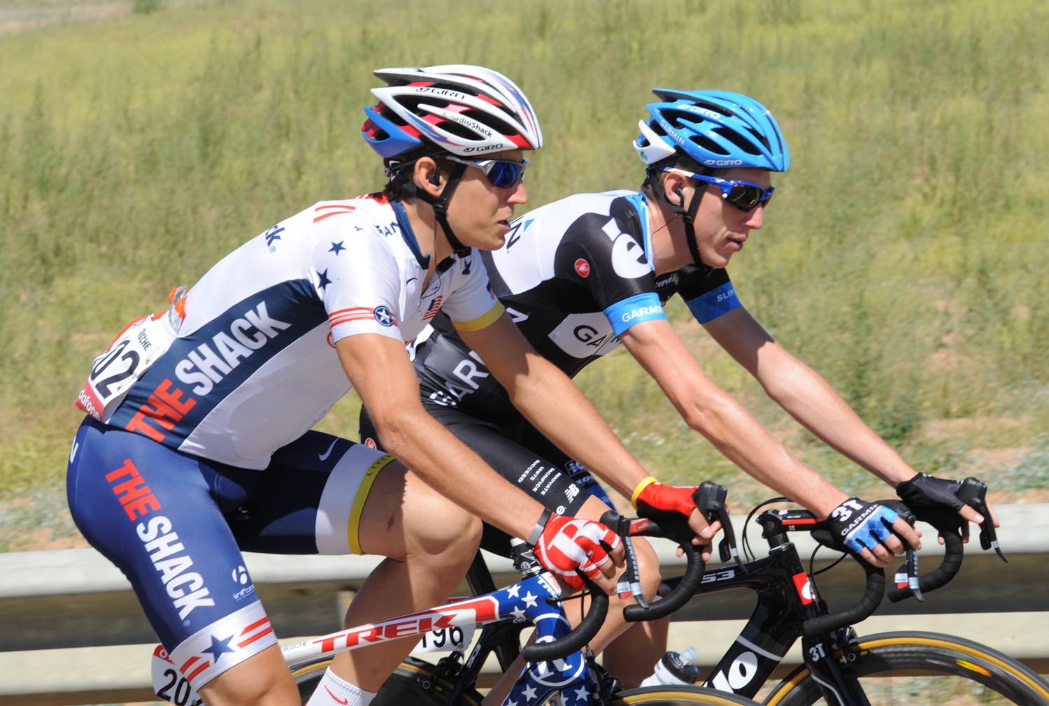 Matthew Busche and Daniel Martin, Vuelta a Espana 2011, stage 16